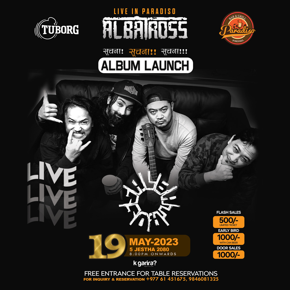 Albatross Album Launch Nepal Tour  @ Paradiso Bar Pokhara