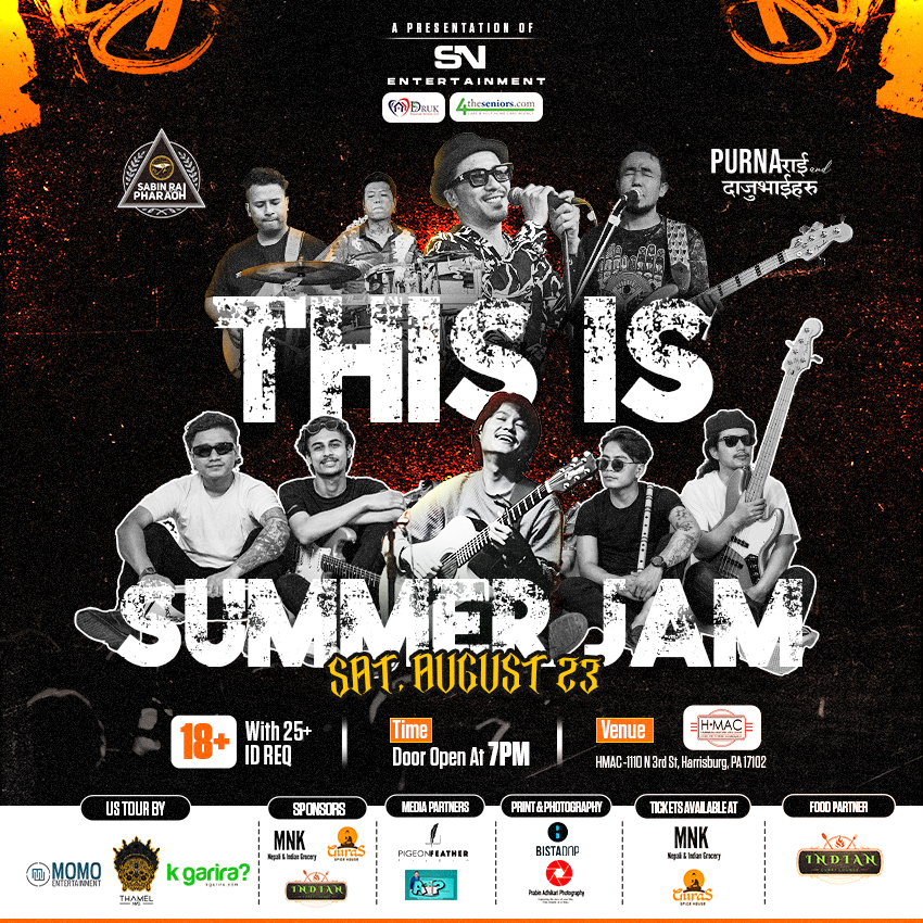 Sabin Rai & The Pharaoh X Purna Rai & Daju Bhai, Live in Harrisburg