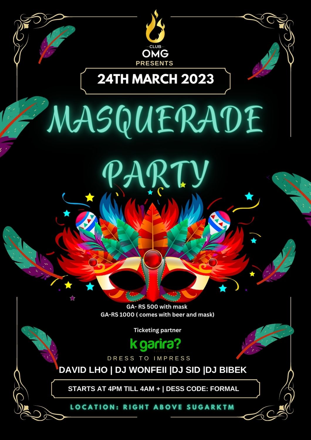 MASQUERADE PARTY