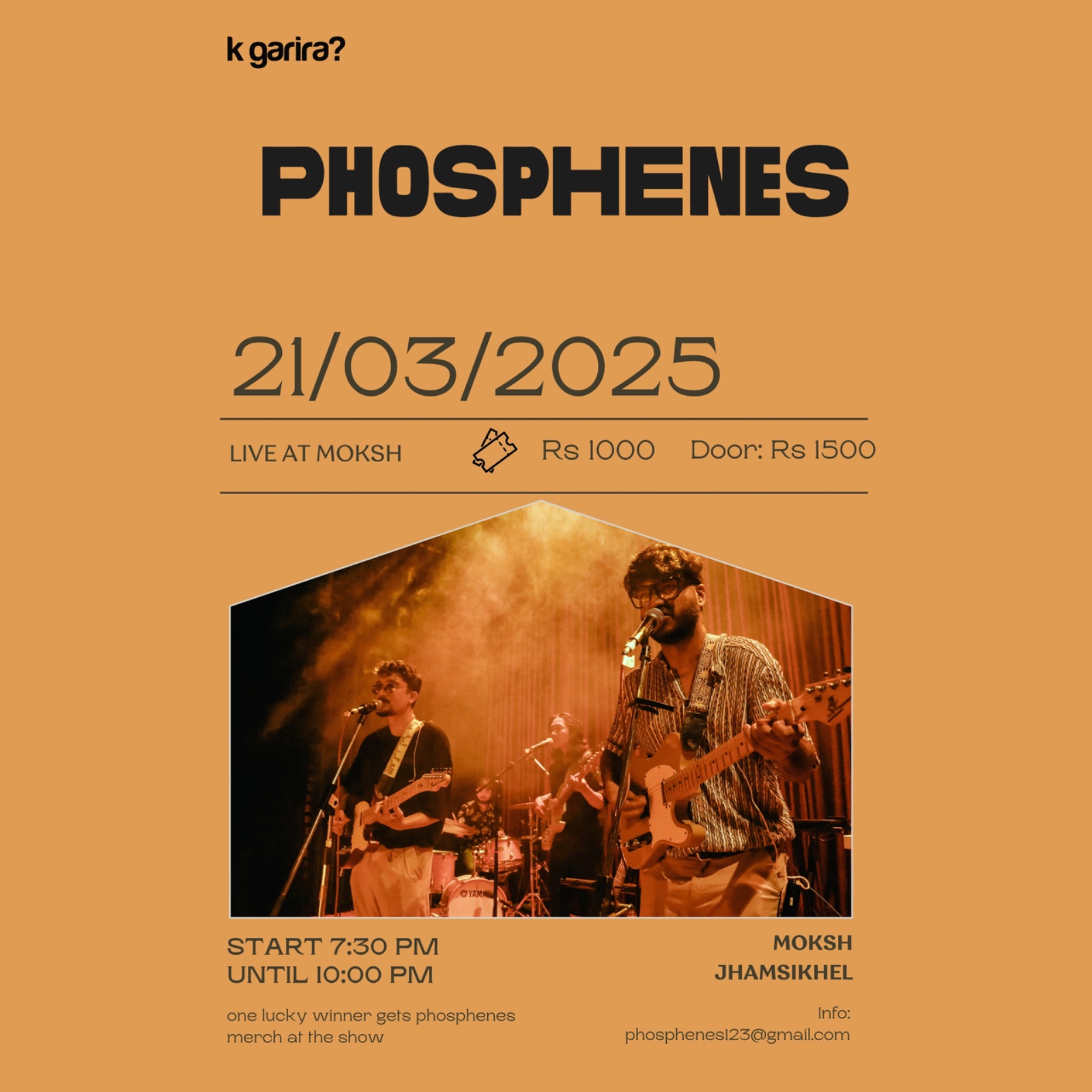 Phosphenes Live at Moksh