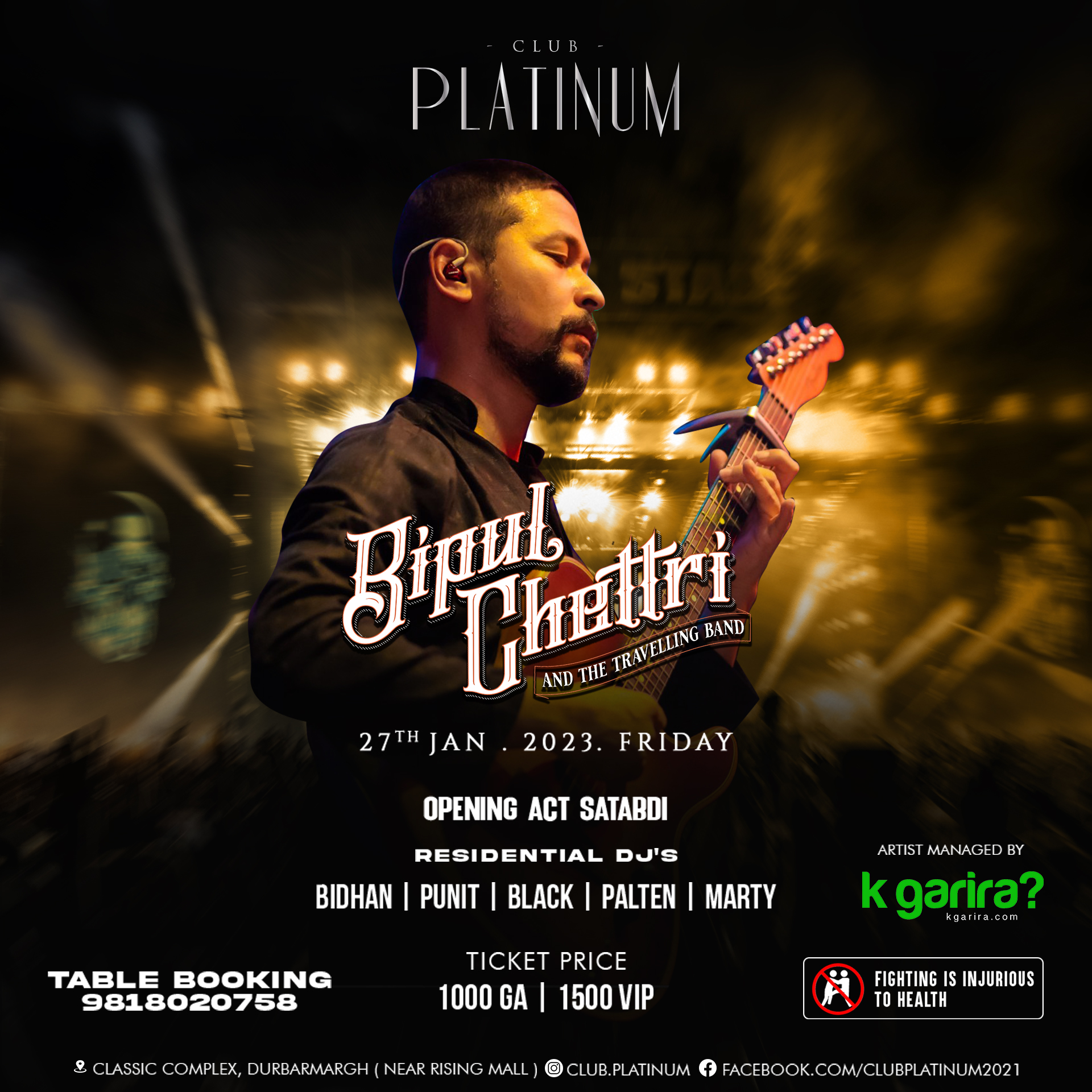 Bipul Chettri and The Traveling Band LIVE