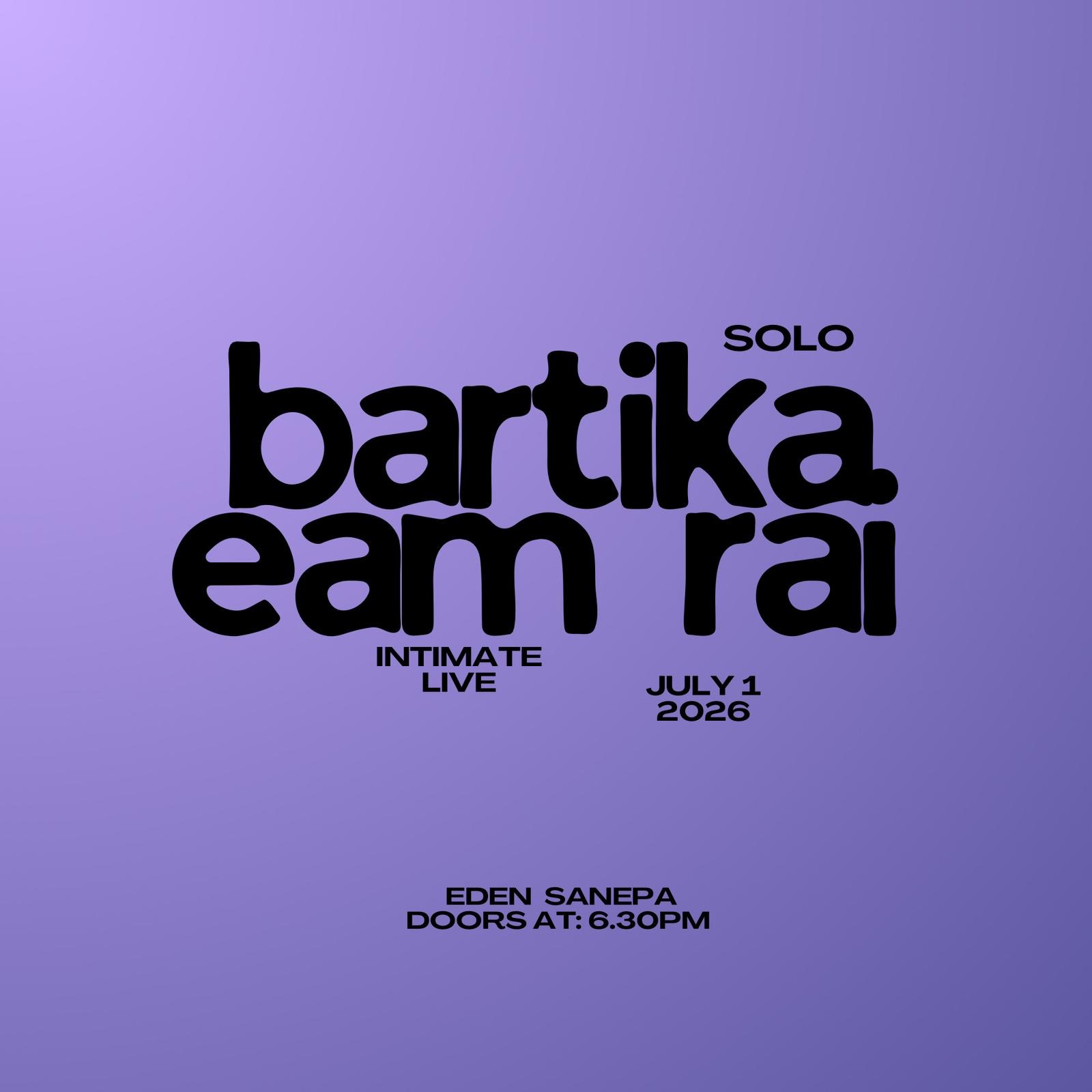 Bartika Eam Rai Solo Intimate Live
