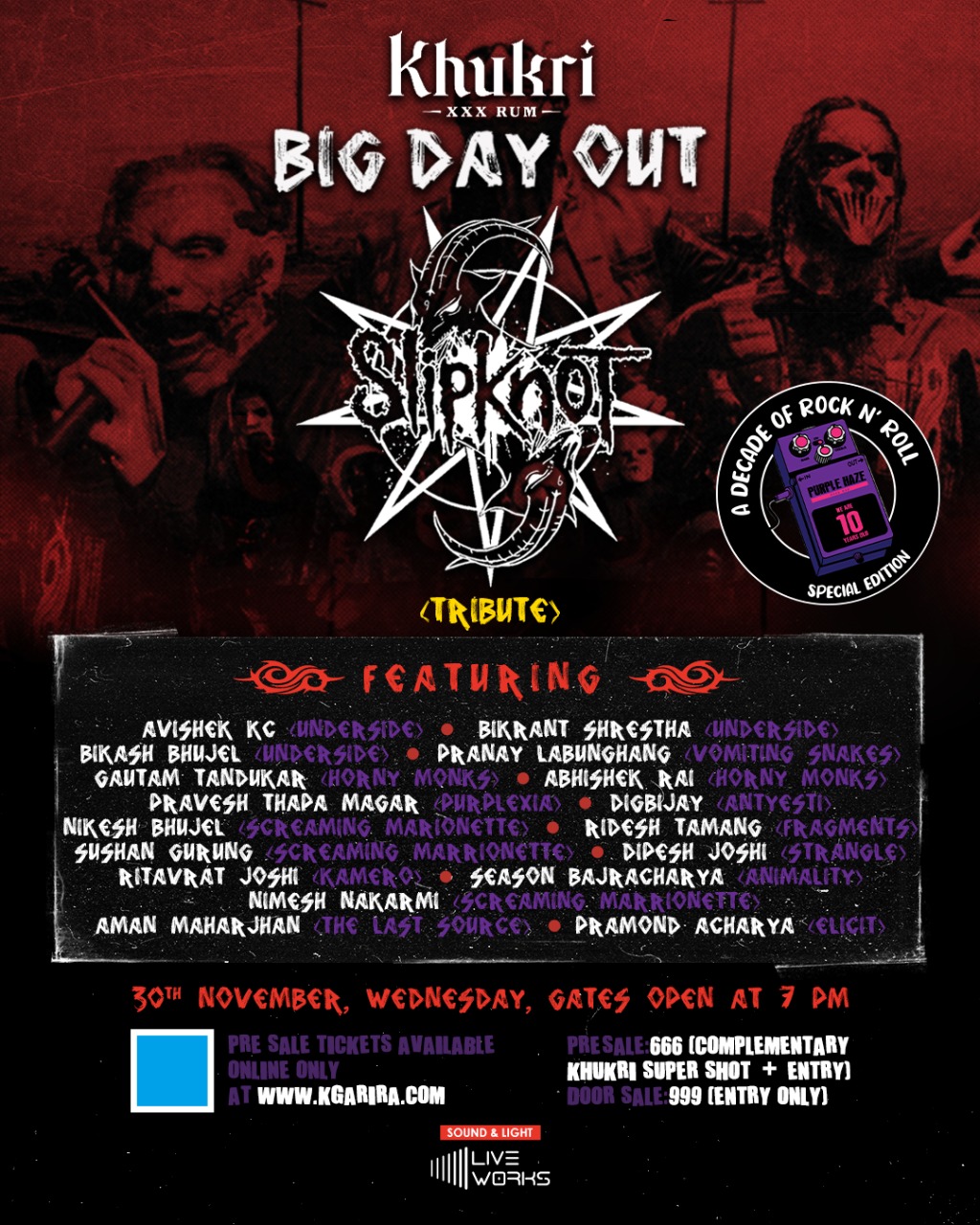 Big Day Out - Slipknot Tribute 