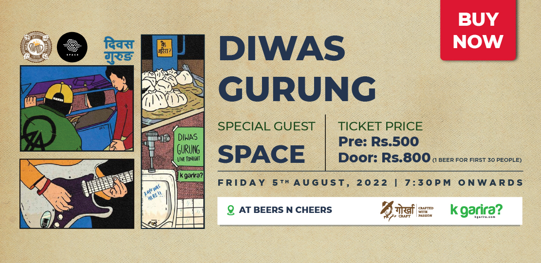 Diwas Gurung LIVE at Beers N' Cheers