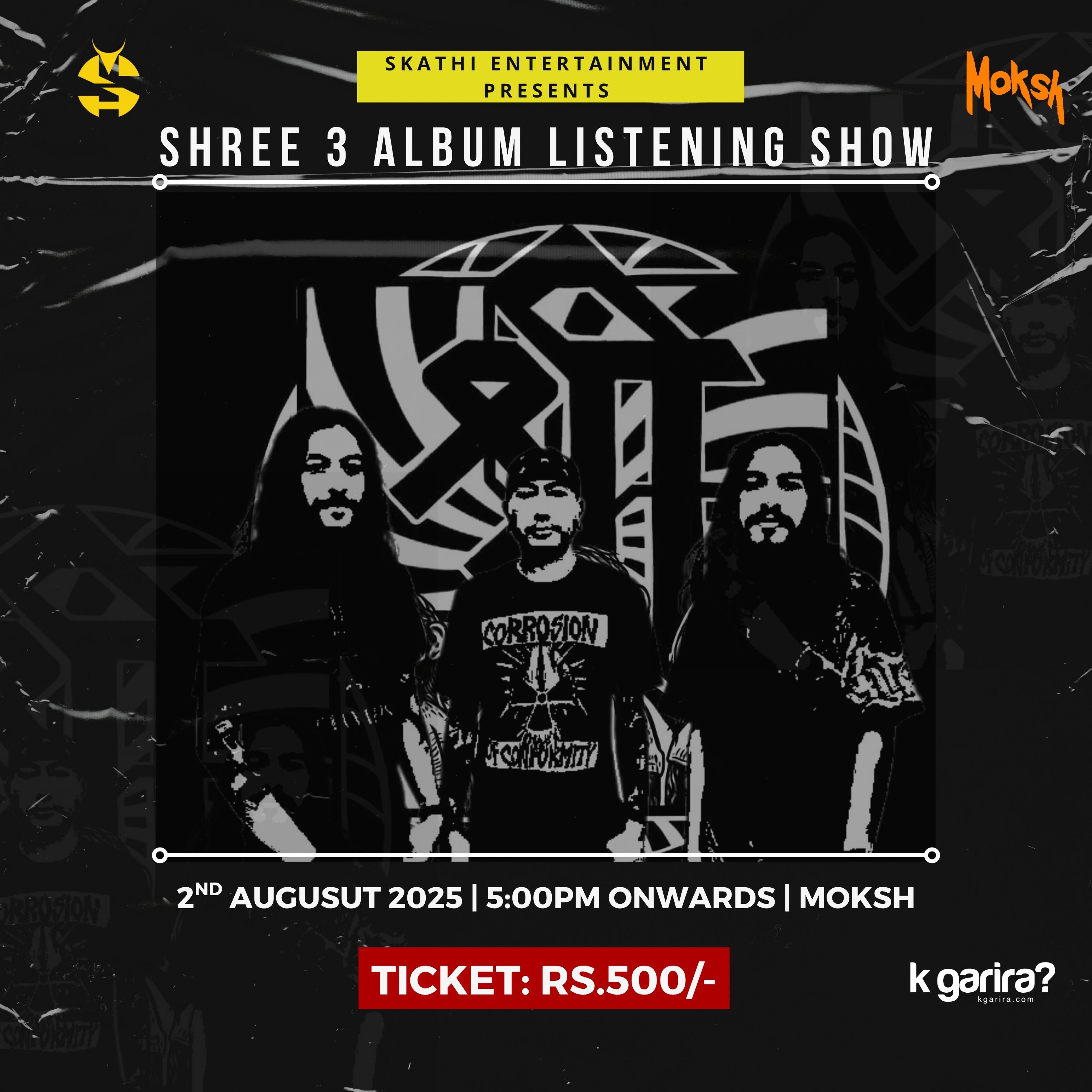 SHREE 3 ALBUM LISTENING SHOW AT MOKSH