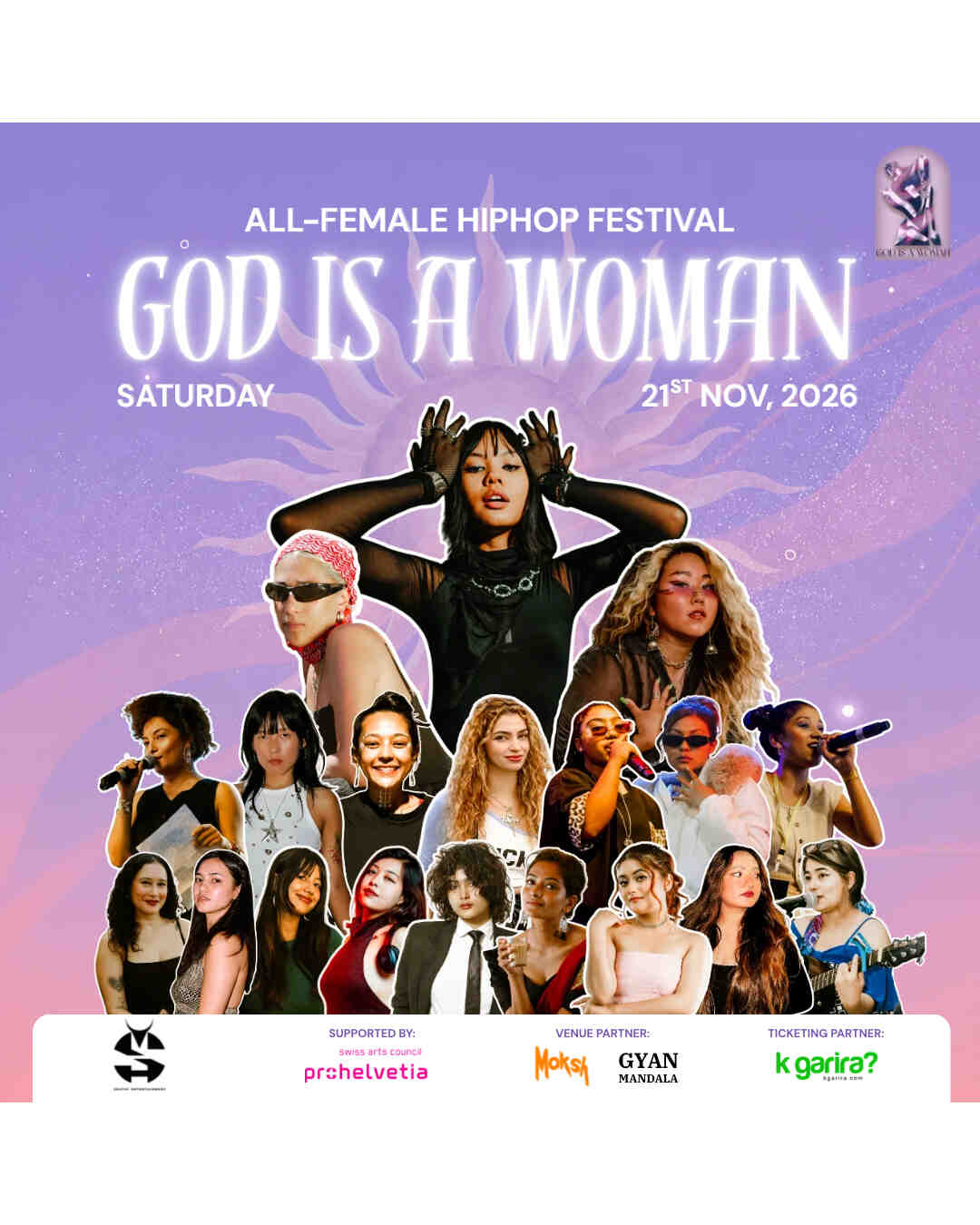 GOD IS A WOMAN The First All-Female HipHop and Gender Minority Festival