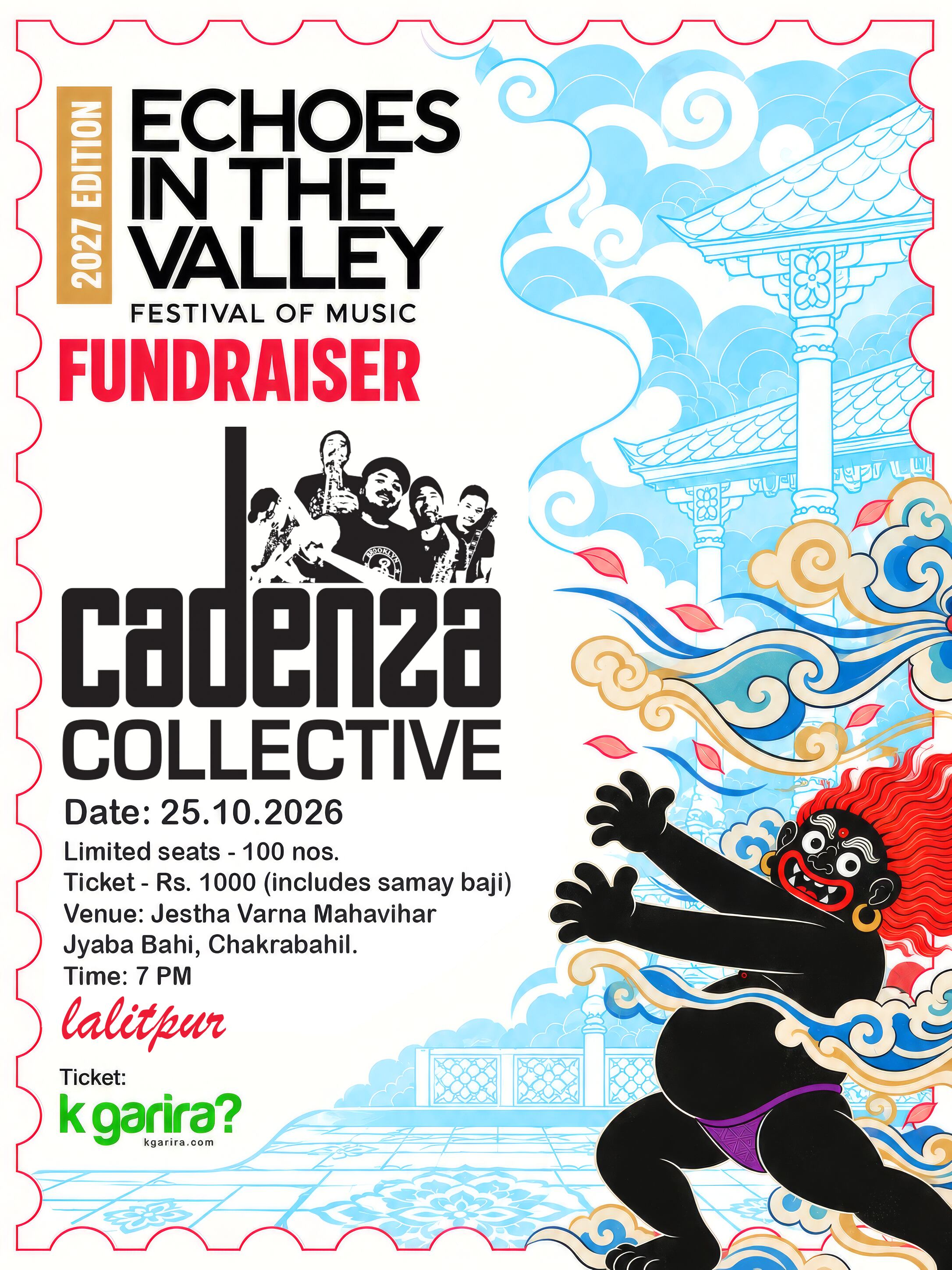 Fundraiser for Echoes In The Valley, 2027 Edition