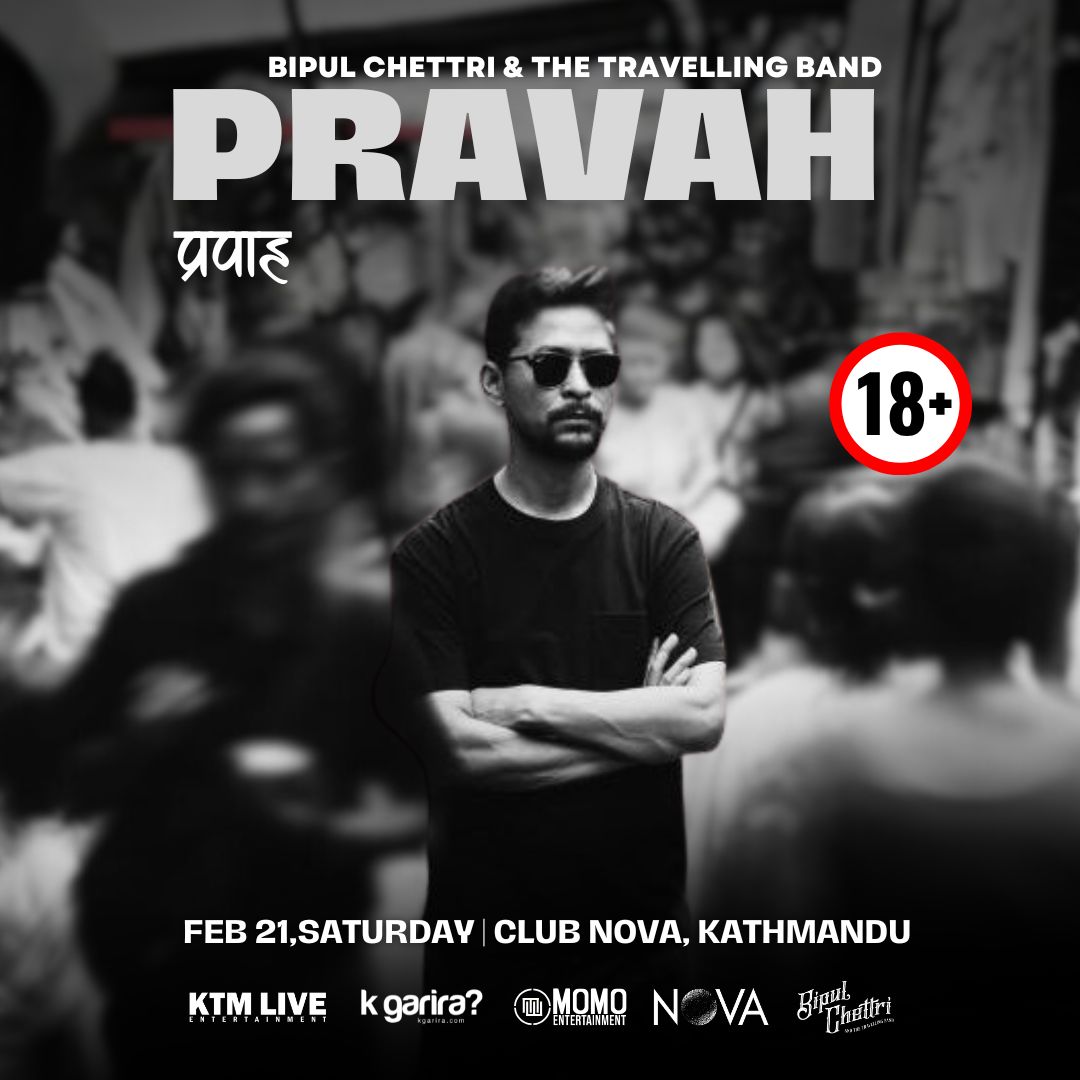 Pravah - Bipul Chettri & The Travelling Band | Live in Club Nova, Kathmandu