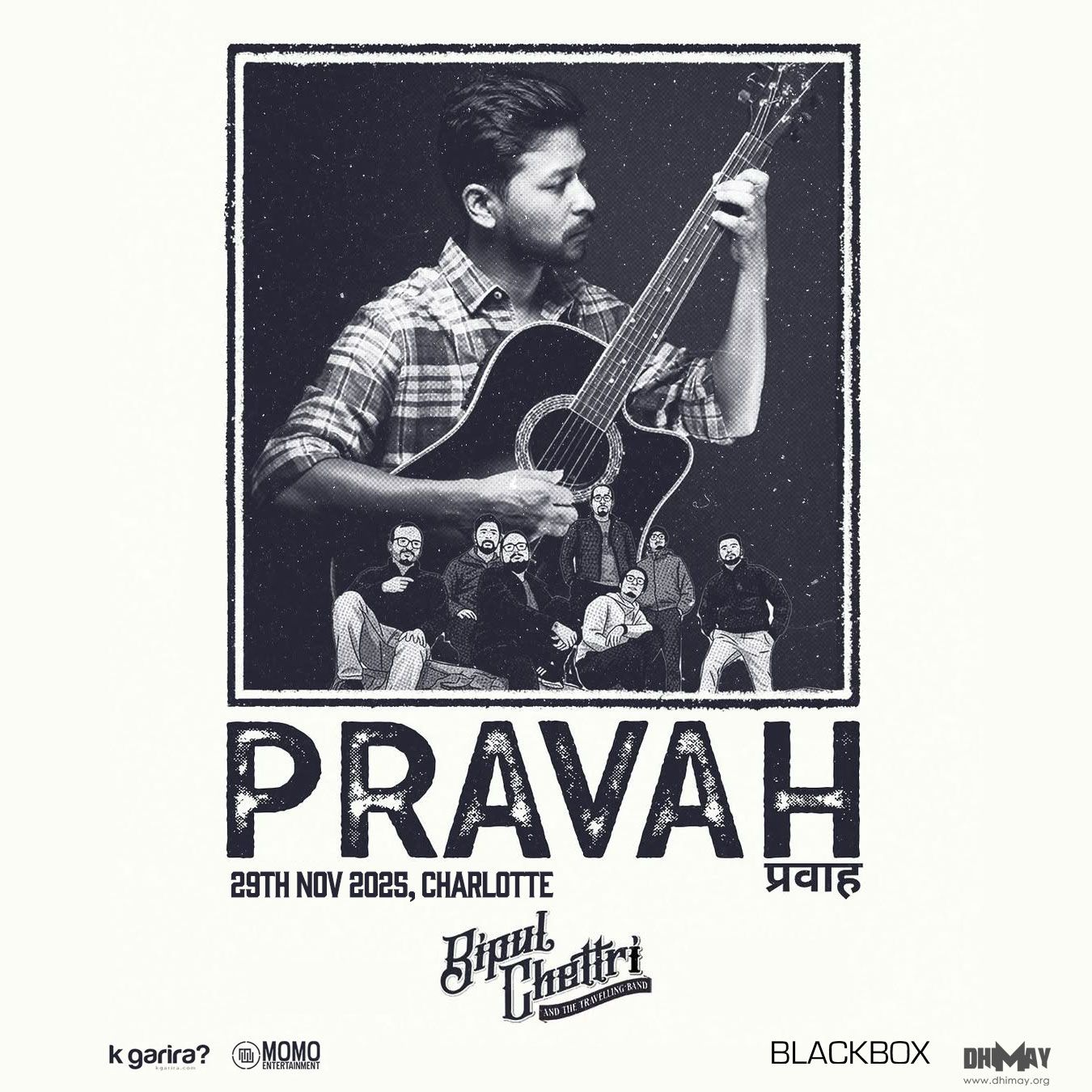Pravah - Bipul Chettri & The Travelling Band, Live in Charlotte
