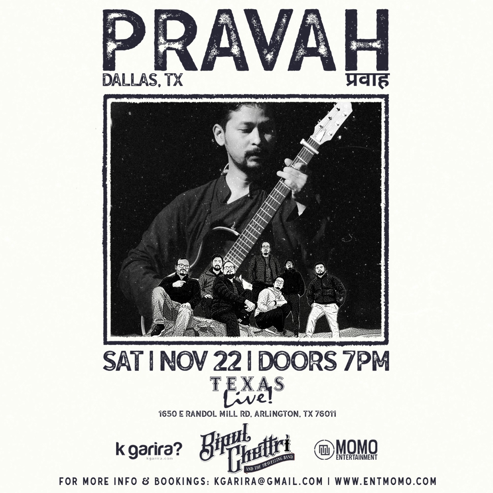Pravah - Bipul Chettri & The Travelling Band, Live in Dallas