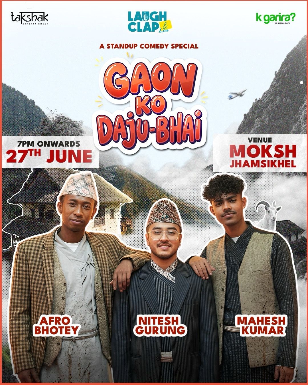 A Standup Comedy Special Gaon ko Dhaju-Bhai
