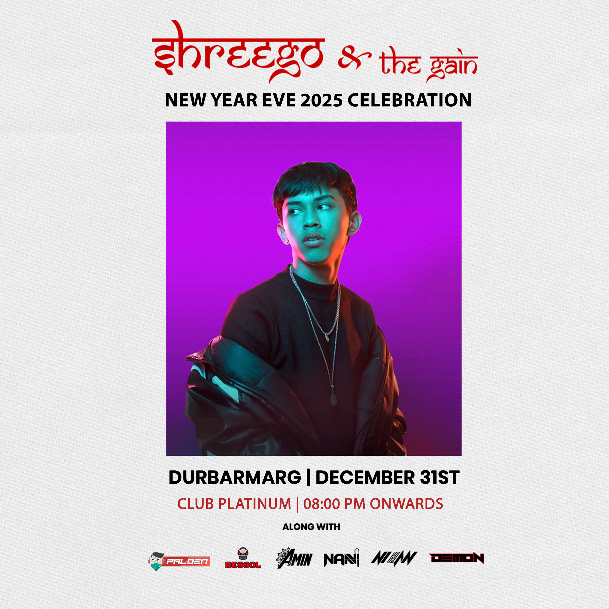 ShreeGo & The Gain LIVE at Club Platinum | New Year Eve 2025 Celebration